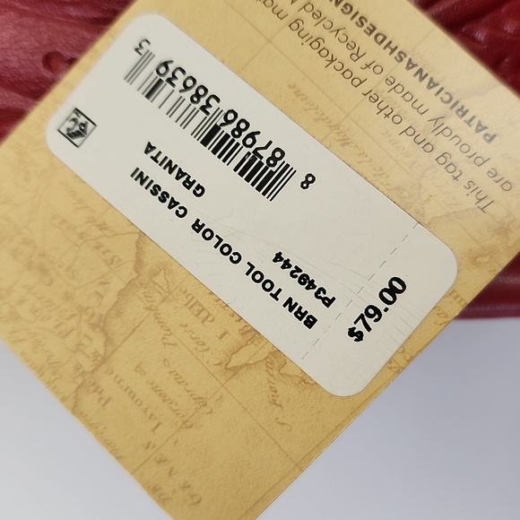 Patricia Nash Red Embossed Leather Clutch - Picture 2 of 9